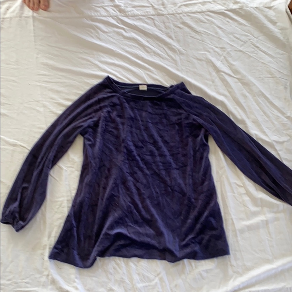 Velvet shirt- Purple